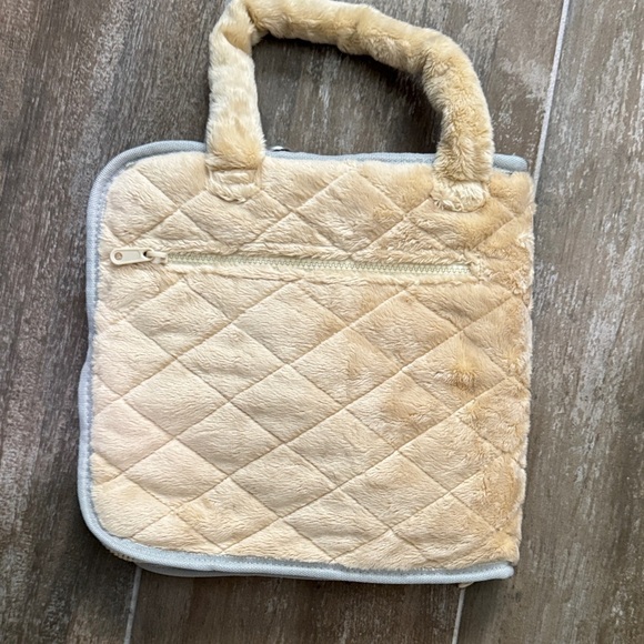 Sensory Fidget Blanket - Beige and Blue - Picture 12 of 14